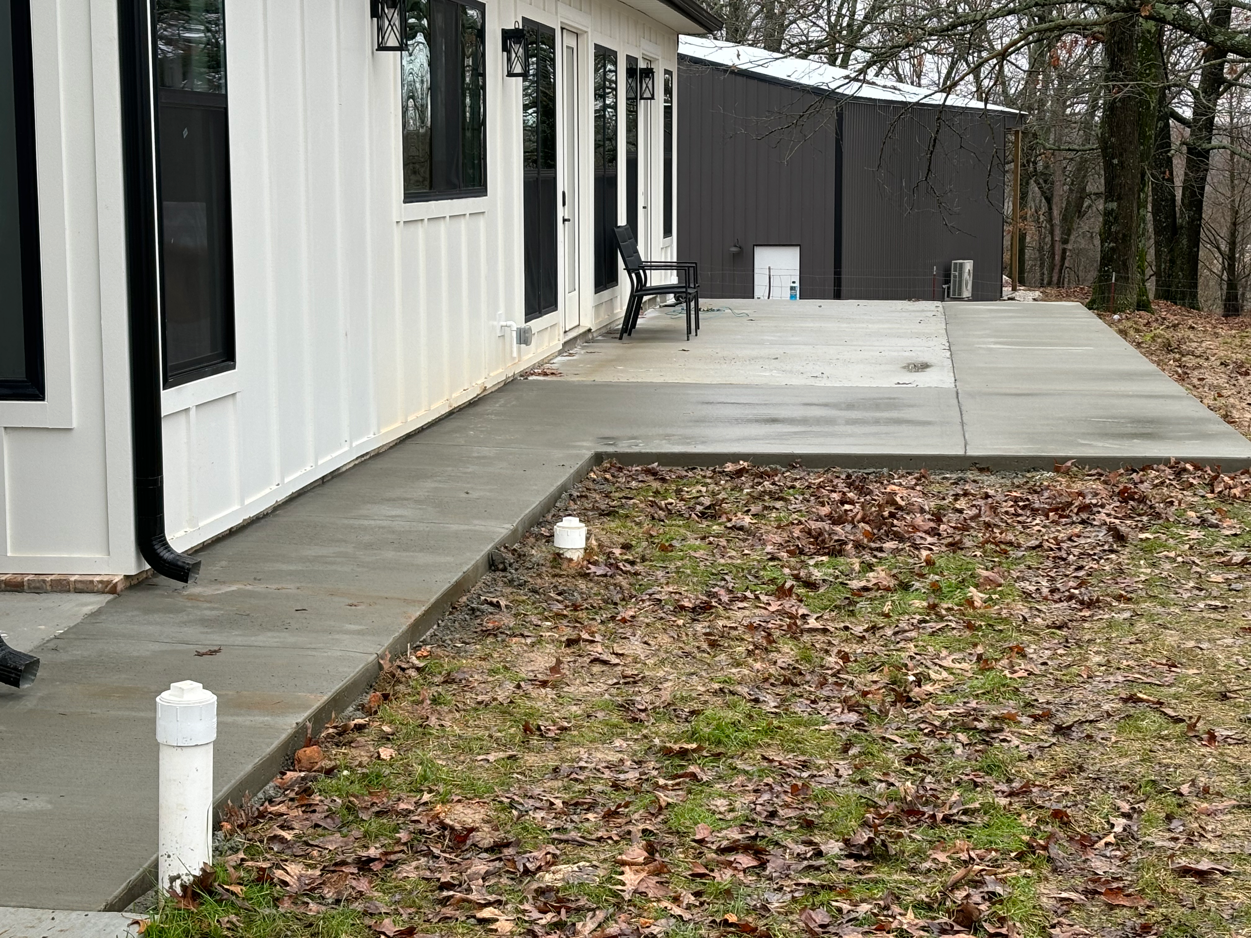 Finished concrete work