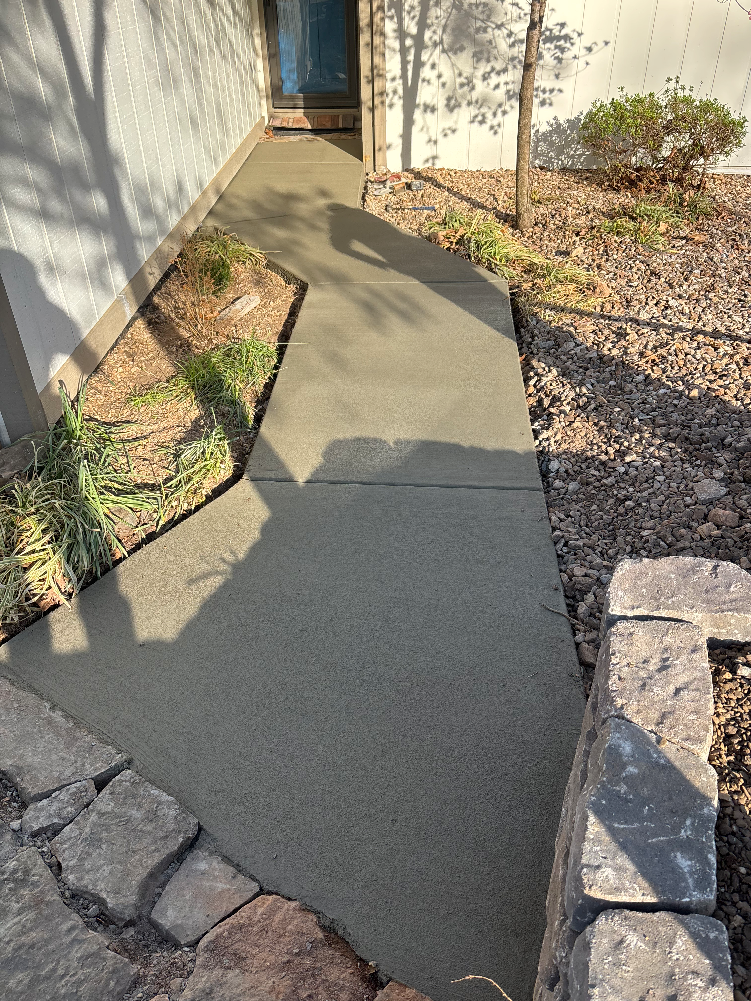 Patios and walkways